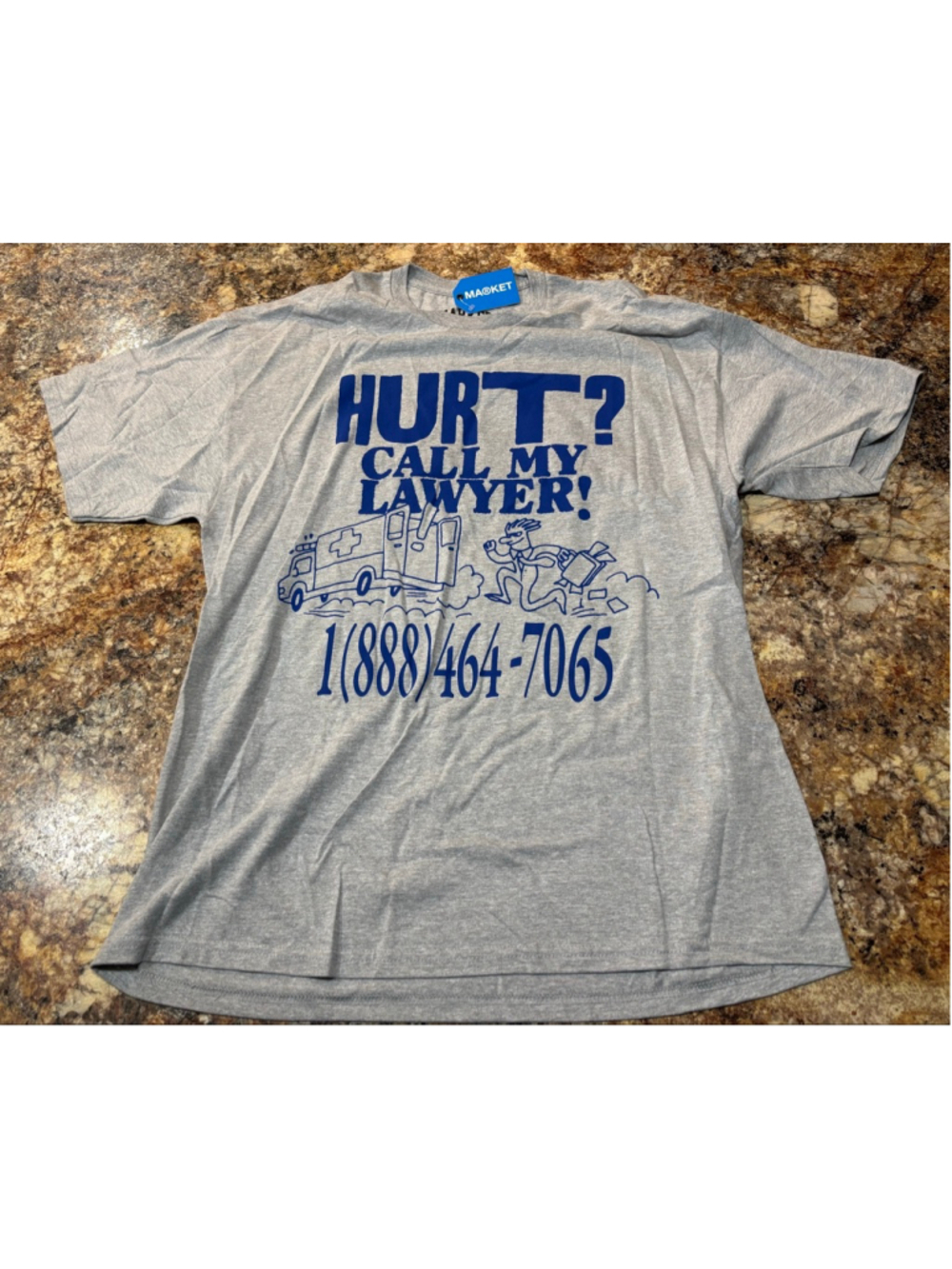 MARKET Hurt? Call My Lawyer Graphic Tee XL